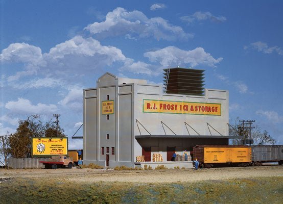 Walthers Cornerstone 933 - 3020 HO, RJ Frost Ice and Cold Storage, Kit - House of Trains