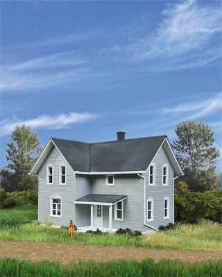 Walthers Cornerstone 933 - 3789 HO, Tillman Farm House, Plastic Kit - House of Trains