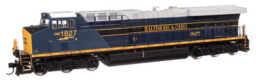Walthers Mainline 910 - 10225 HO, GE ES44AC Evolution Series, GEVO, Diesel Locomotive, DCC READY, CSX Heritage Baltimore and Ohio, CSX 1827 - House of Trains