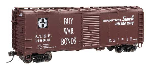 Walthers Mainline 910-2744 HO, 40' Box Car, ATSF 148602 - House of Trains