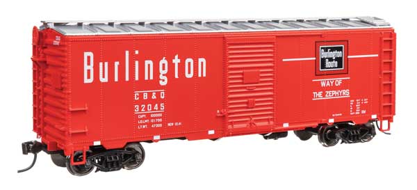 Walthers Mainline 910-2747 HO, 40' Box Car, CBQ 32045 - House of Trains