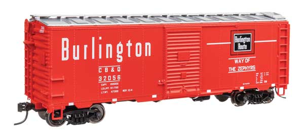 Walthers Mainline 910-2748 HO, 40' Box Car, CBQ 32056 - House of Trains