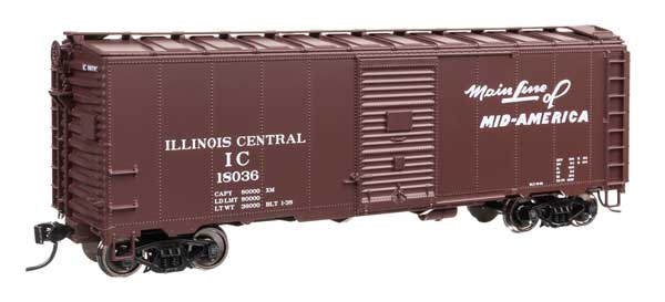 Walthers Mainline 910-2752 HO, 40' Box Car, IC, 18036 - House of Trains
