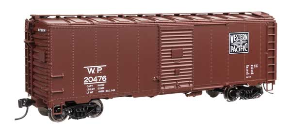 Walthers Mainline 910-2756 HO, 40' Box Car, WP 20476 - House of Trains