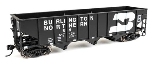 Walthers Mainline 910 - 56708 HO, 40' AAR 70 Ton 3 - Bay Open Hopper, Burlington Northern, BN 517124 - House of Trains