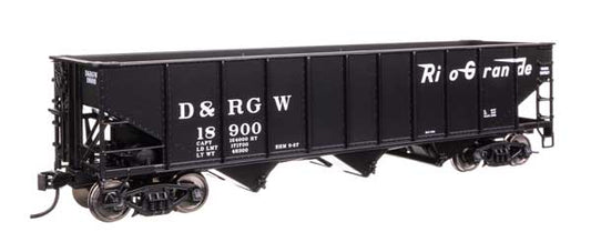 Walthers Mainline 910 - 56745 HO, 40' AAR 70 Ton 3 - Bay Open Hopper, Rio Grande, DRGW, 18900 - House of Trains