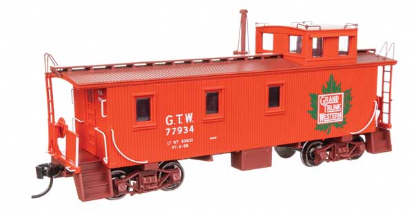 Walthers Proto 920 - 103261 HO, 30' GTW Style Caboose, Offset Cupola, Grand Trunk Western, GTW, 77934 - House of Trains