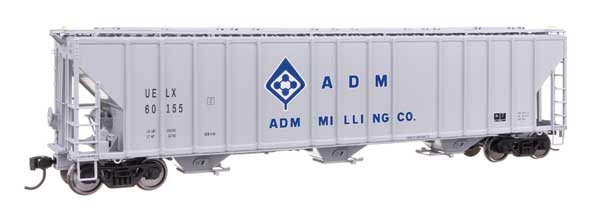 Walthers Proto 920 - 106171 HO, 55' Evans 4780 Covered Hopper, ADM Milling, UELX 60155 - House of Trains