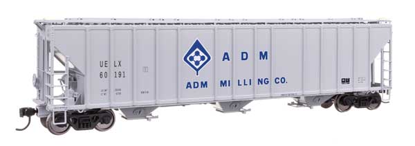 Walthers Proto 920 - 106172 HO, 55' Evans 4780 Covered Hopper, ADM Milling, UELX 60191 - House of Trains