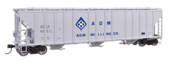 Walthers Proto 920 - 106173 HO, 55' Evans 4780 Covered Hopper, ADM Milling, UELX 60211 - House of Trains