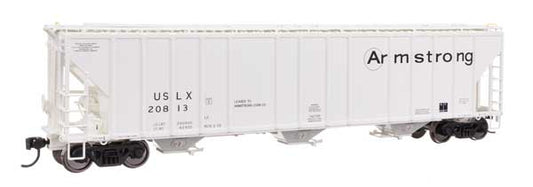 Walthers Proto 920 - 106176 HO, 55' Evans 4780 Covered Hopper, Armstrong, USLX 20813 - House of Trains