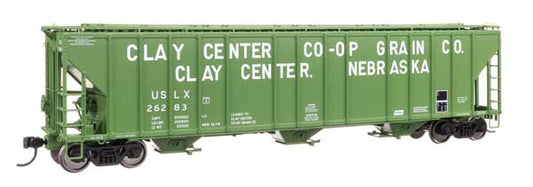 Walthers Proto 920 - 106182 HO, 55' Evans 4780 Covered Hopper, Clay Center CO - OP Grain Co. USLX 26283, Clay Center, Nebraska - House of Trains