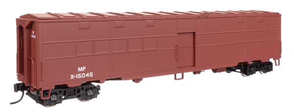 Walthers Proto 920 - 10824 HO, 50' Express Box Car, ex CBQ Troop Kitchen, Converted, Missouri Pacific, MP X - 15045 - House of Trains