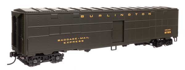 Walthers Proto 920 - 10826 HO, 50' Express Box Car, ex CBQ Troop Kitchen, Converted, Burlington, CBQ 8799 - House of Trains