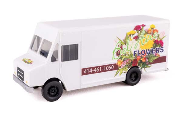 Walthers SceneMaster 949-12115 HO, Morgan Olson Route Star Van, Bel Aire Flowers - House of Trains
