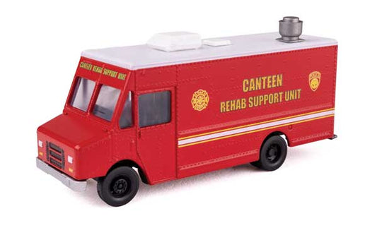 Walthers SceneMaster 949-12116 HO, Morgan Olson Route Star Van, Fire Department Canteen Rehab Support Unit - House of Trains