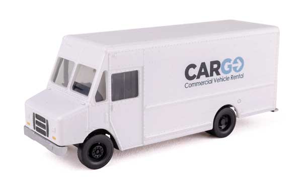 Walthers SceneMaster 949-12117 HO, Morgan Olson Route Star Van, Cargo Vehicle Rental - House of Trains
