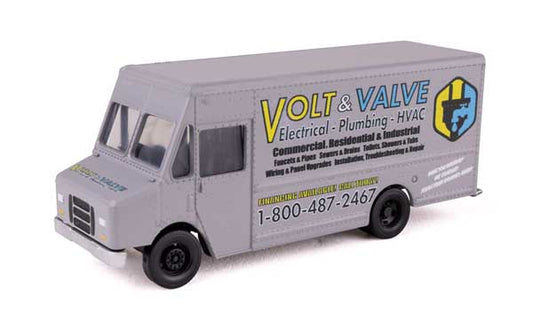 Walthers SceneMaster 949-12118 HO, Morgan Olson Route Star Van, Volt and Valve Electrical, Plumbing, HVAC - House of Trains