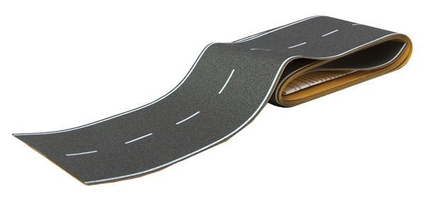 Walthers SceneMaster 949 - 1250 HO, Flexible Self Adhesive, Paved Roadway, Vintage Highway, 1m x 40mm x 0.6mm - House of Trains