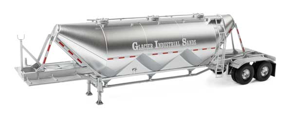 Walthers SceneMaster 949 - 2626 HO, Dry Bulk Semi Trailer, Glacier Industrial Sands, Assembled - House of Trains