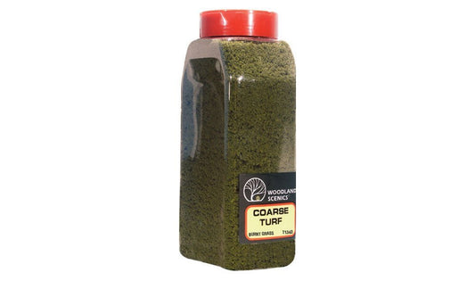 Woodland Scenics 1362, 57.7ci, 945cm3, Coarse Turf, Shaker, Burnt Grass - House of Trains