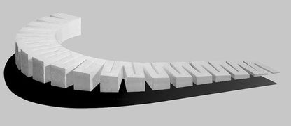 Woodland Scenics 1415 3% Incline Starter Ramps (6 Pieces) - House of Trains