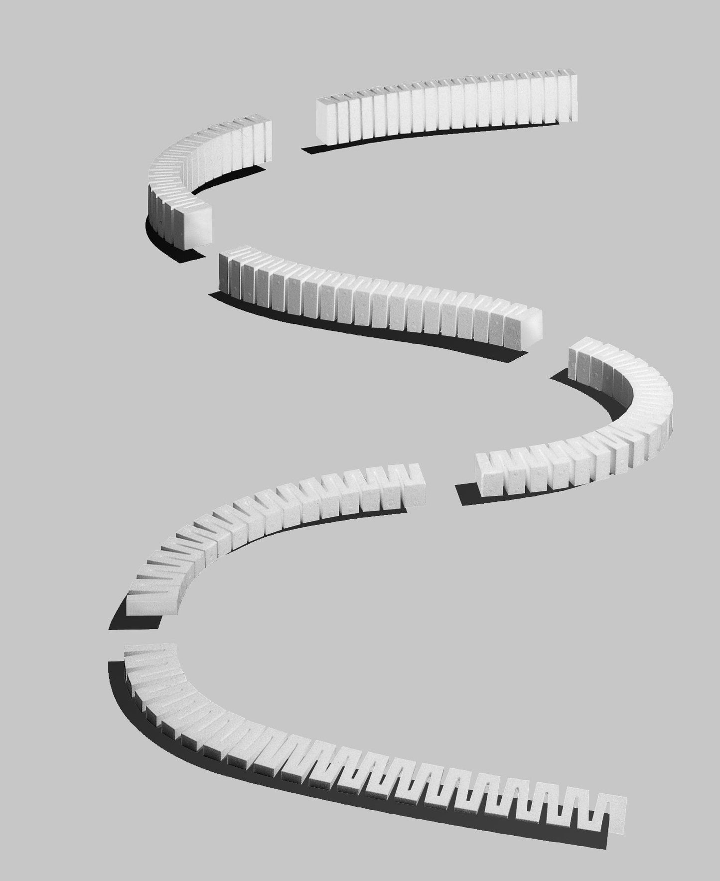 Woodland Scenics 1416, 3% Incline Set (6 Pieces) - House of Trains