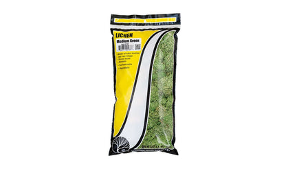Woodland Scenics 163 Lichen Bag, Medium Green (86.6 cu in) - House of Trains