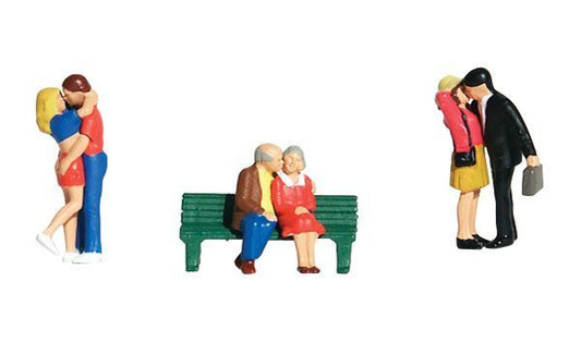 Woodland Scenics 1833 HO, Lovers, (3 Pieces) - House of Trains