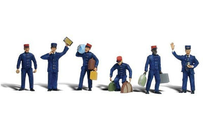 Woodland Scenics 1847 HO, Train Personnel, (7 Pieces) - House of Trains