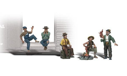 Woodland Scenics 1860 HO Hobos (7 Pieces) - House of Trains