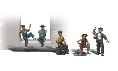 Woodland Scenics 1860 HO Hobos (7 Pieces) - House of Trains