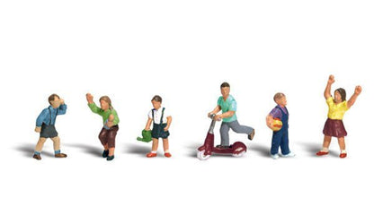 Woodland Scenics 1891 HO, Children, 6 Pieces - House of Trains