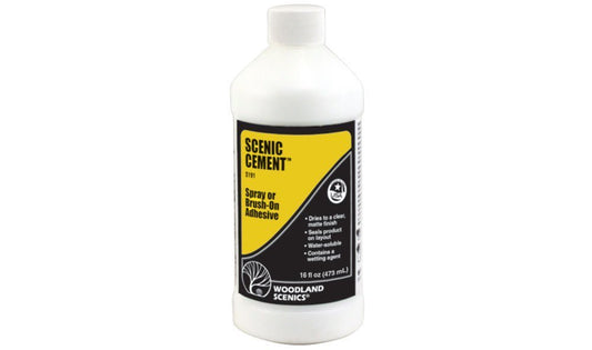 Woodland Scenics 191 Scenic Cement, Spray or Brush - On Adhesive - House of Trains