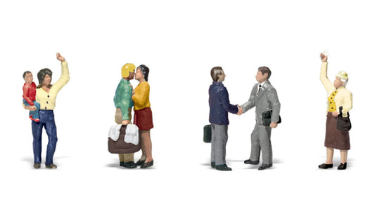 Woodland Scenics 1912 HO Goodbye People (4 Pieces) - House of Trains