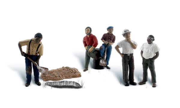 Woodland Scenics 1927 HO One Man Crew (7 Pieces) - House of Trains