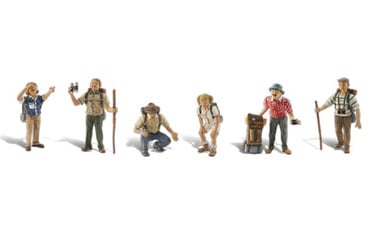 Woodland Scenics 1944 HO, Take A Hike, 6 Pieces - House of Trains