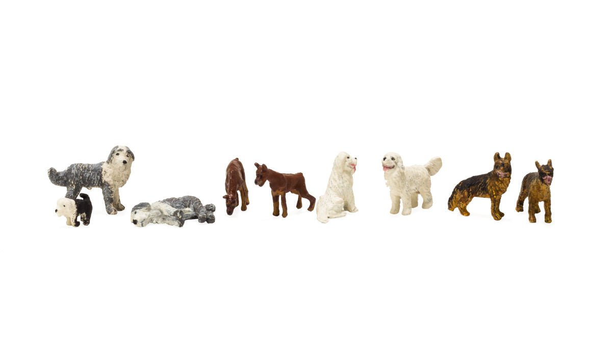 Woodland Scenics 1971 HO Dog Pack, 9 pieces - House of Trains