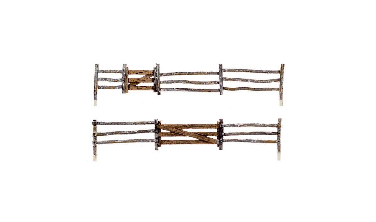 Woodland Scenics 2991 N, Log Fence, 14.5 inches - House of Trains