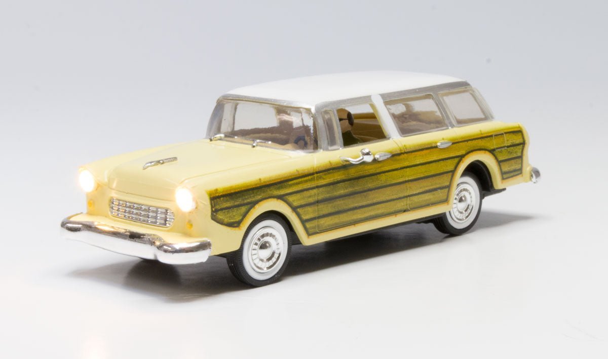 Woodland Scenics 5979 O, Just Plug Lighting System, Station Wagon, Tan - House of Trains