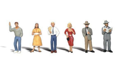 Woodland Scenics A2121 N Pedestrians, 6 figures - House of Trains