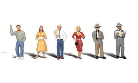 Woodland Scenics A2121 N Pedestrians, 6 figures - House of Trains