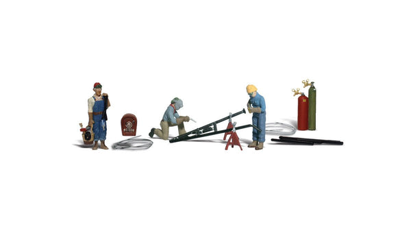 Woodland Scenics A2157 N, Welders and Accessories, 13 Pieces - House of Trains