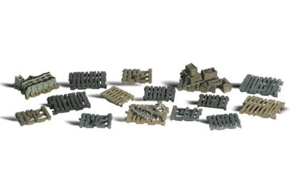 Woodland Scenics A2161 N, Assorted Skids, 15 Pieces - House of Trains