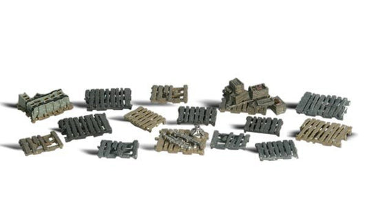 Woodland Scenics A2161 N, Assorted Skids, 15 Pieces - House of Trains