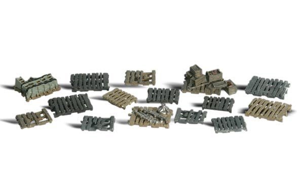 Woodland Scenics A2161 N, Assorted Skids, 15 Pieces - House of Trains