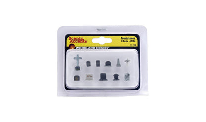 Woodland Scenics A2164 N, Tombstones, 11 pieces - House of Trains