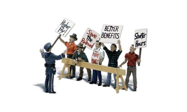 Woodland Scenics A2197 N, Picket Line, 7 Pieces - House of Trains