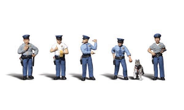 Woodland Scenics A2736 O, Policemen - House of Trains