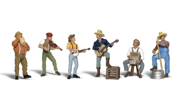 Woodland Scenics A2743 O, Jug Band, 8 Pieces - House of Trains